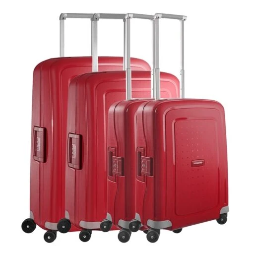 Samsonite S'Cure 4-Delige Kofferset 55/55/69/75 Crimson Red -Samsonite image 260